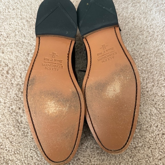 Allen Edmonds Wingtips - McAllister, Chili - Picture 7 of 9